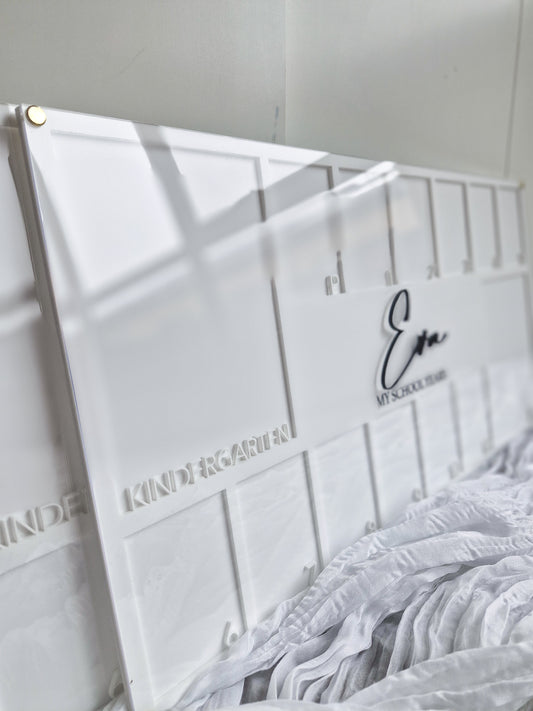 My School Years Photo Board - Acrylic