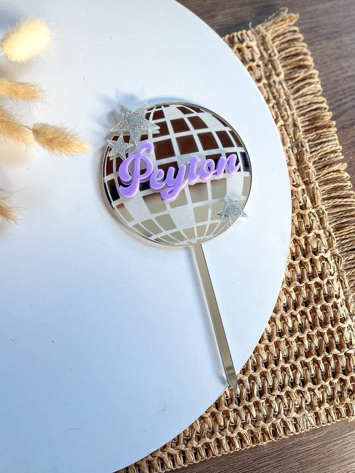 Custom Round Topper