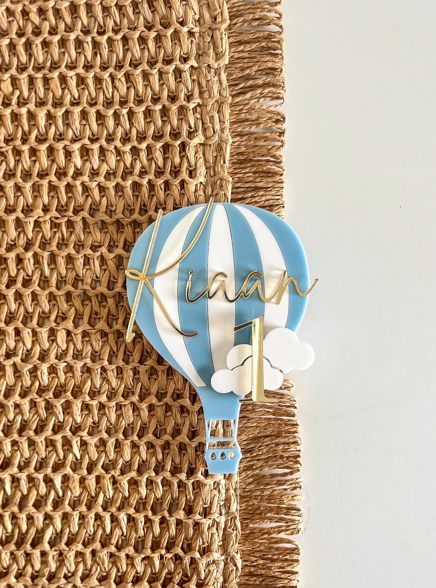 Custom Name & Age Topper/Fropper