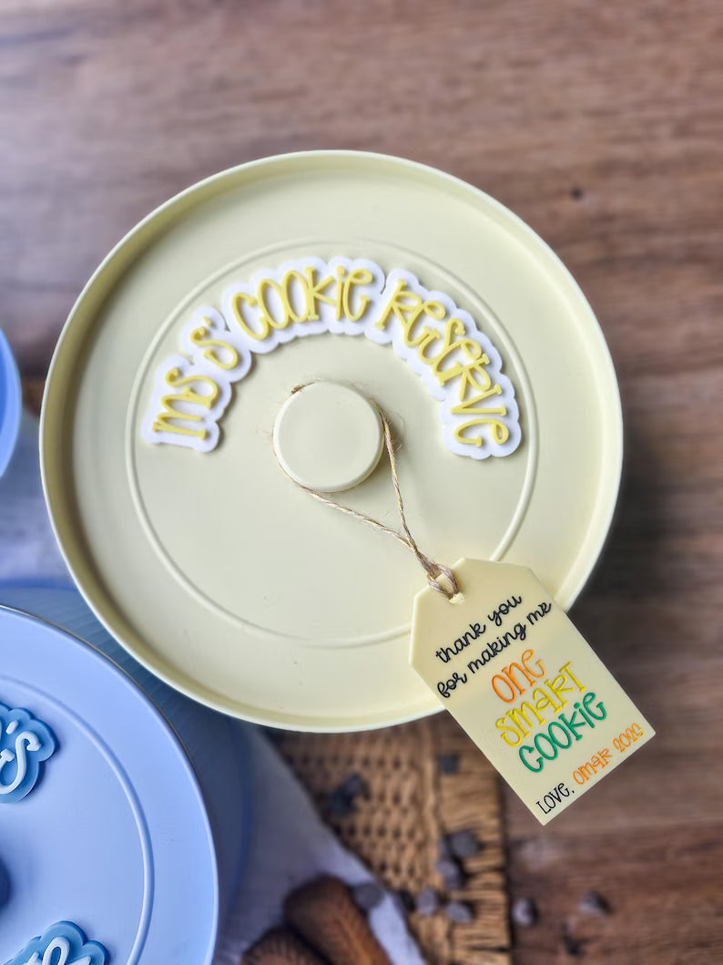 Personalised Teacher Cookie Tin