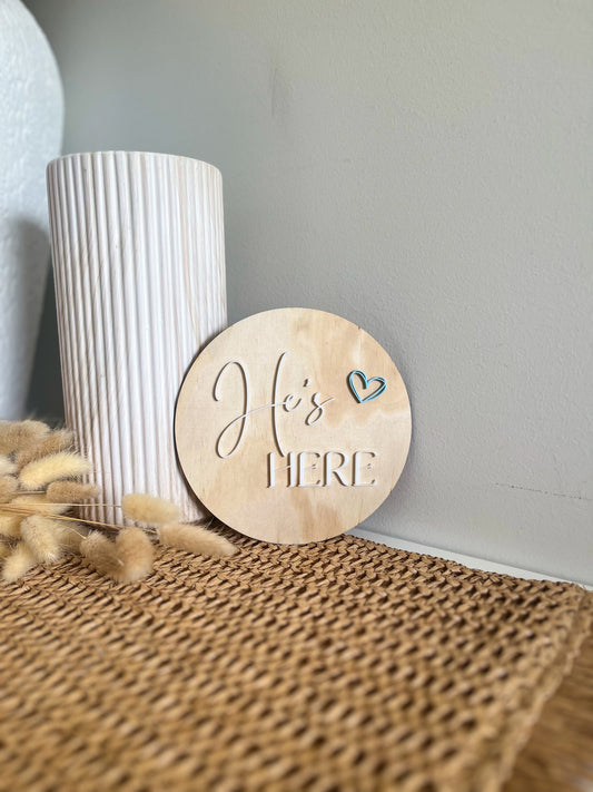 Gender Arrival Plaque