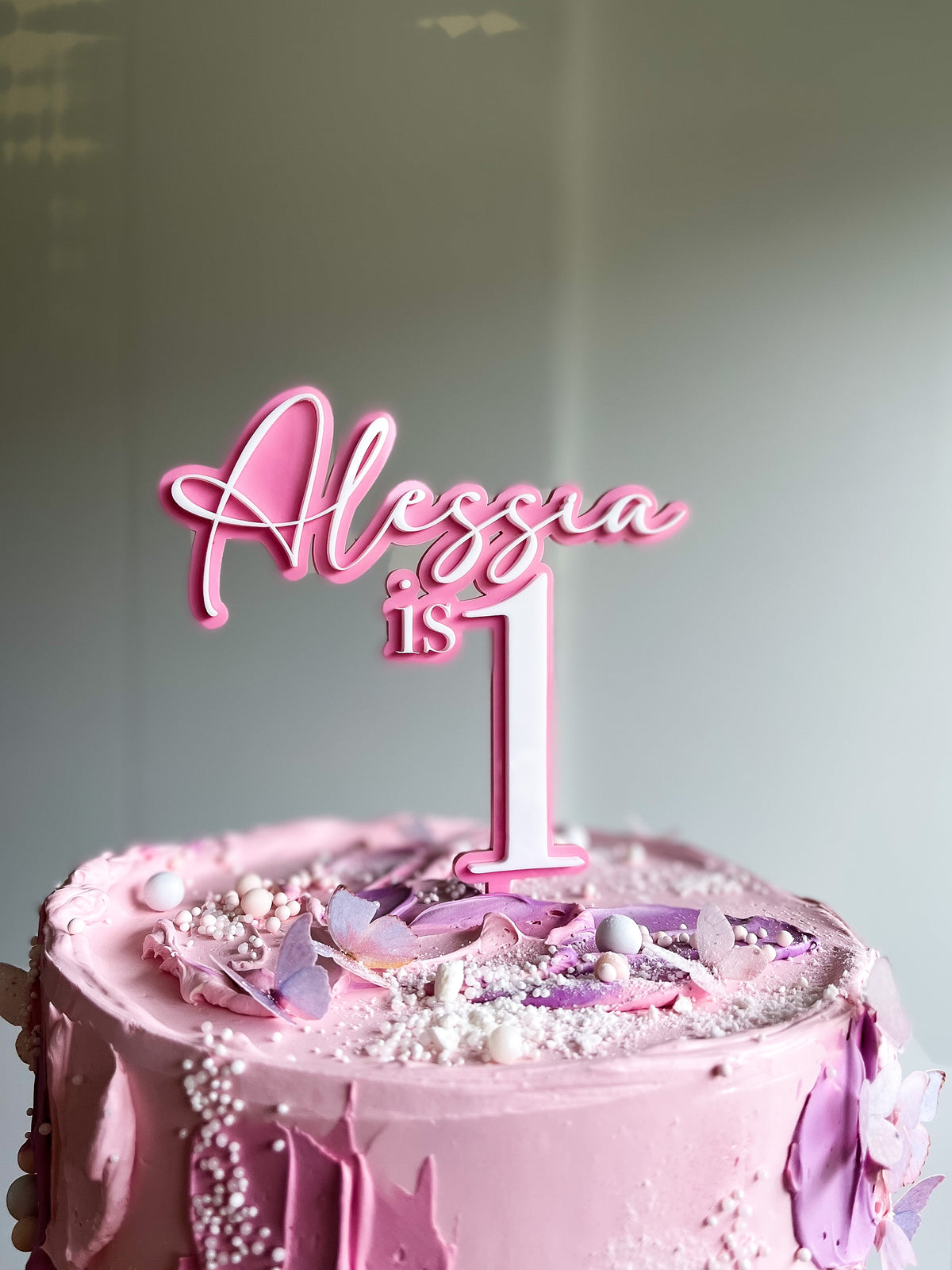 Custom Name & Age Topper/Fropper
