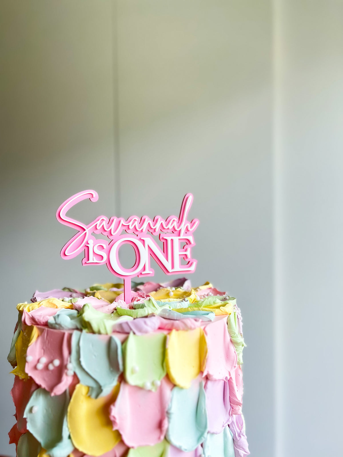 Custom Name & Age Topper/Fropper