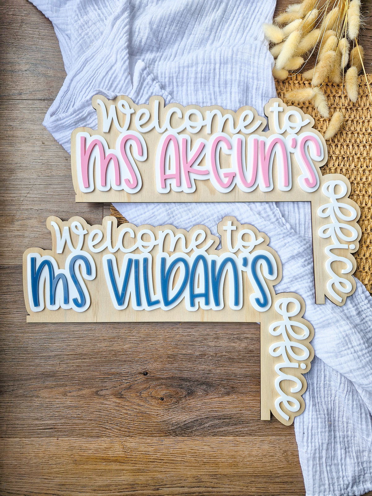 Personalised Teacher Door Edge Sign