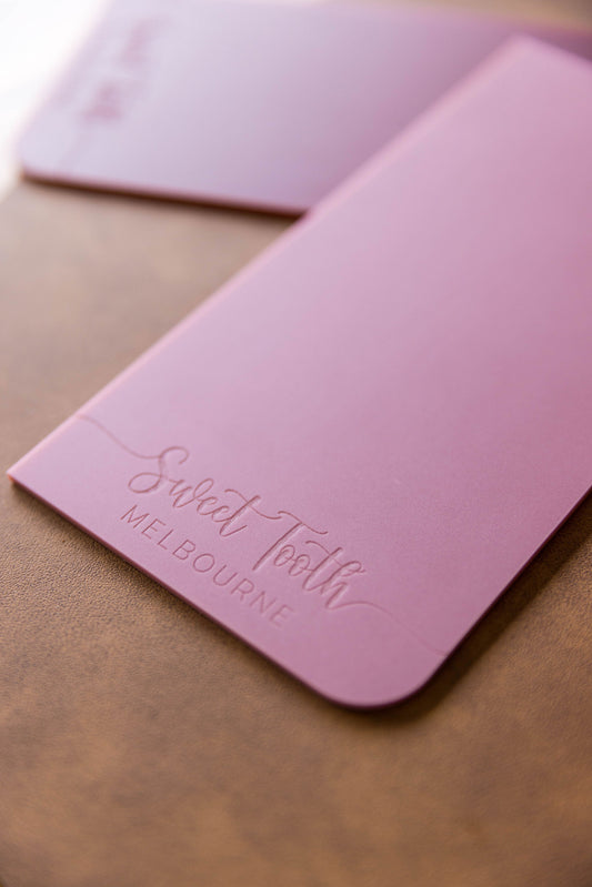 Acrylic Cake Scraper