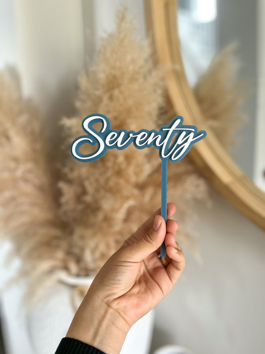 Custom Age Topper/Fropper