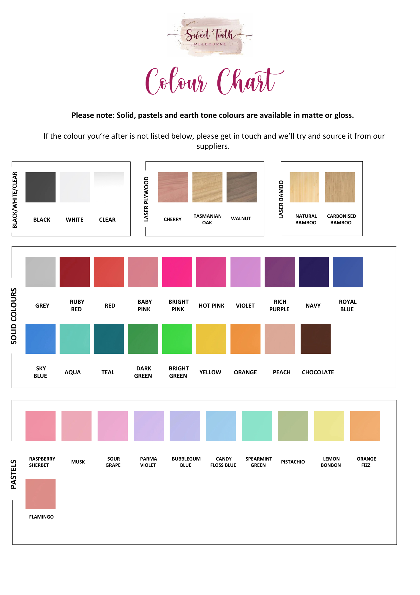 Mini First/Last Day Board