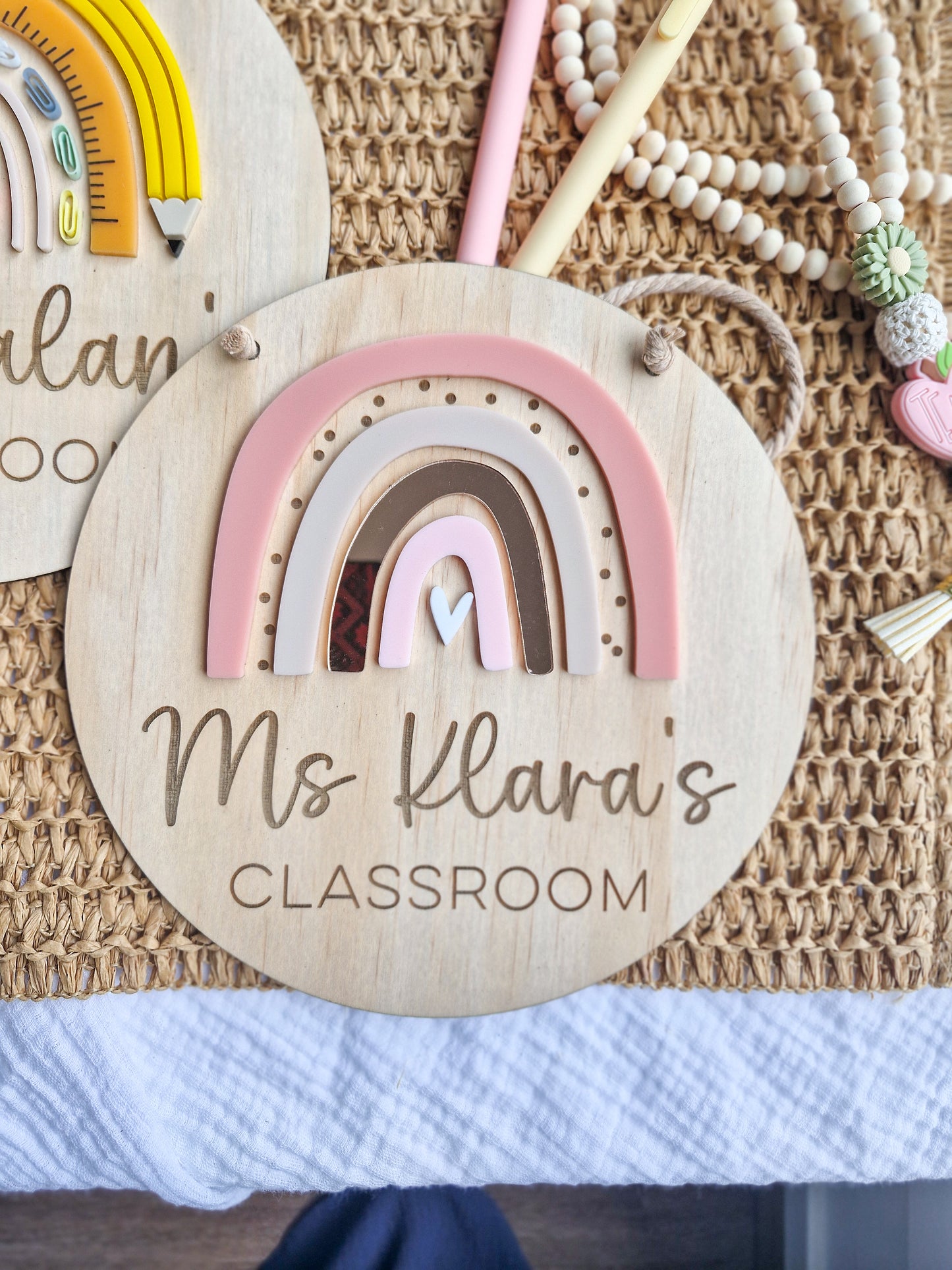 Personalised Teacher Door Sign (Medium)