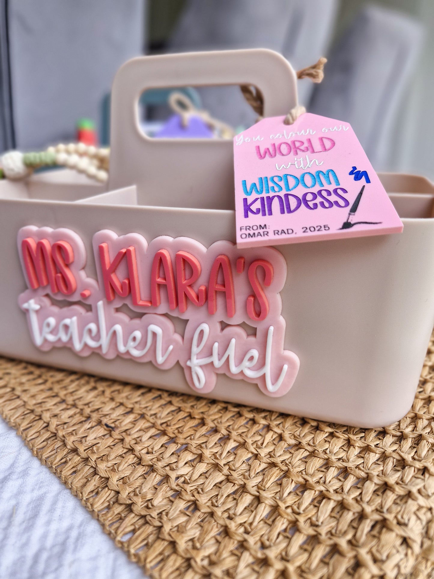 Personalised Teacher Fuel Caddy