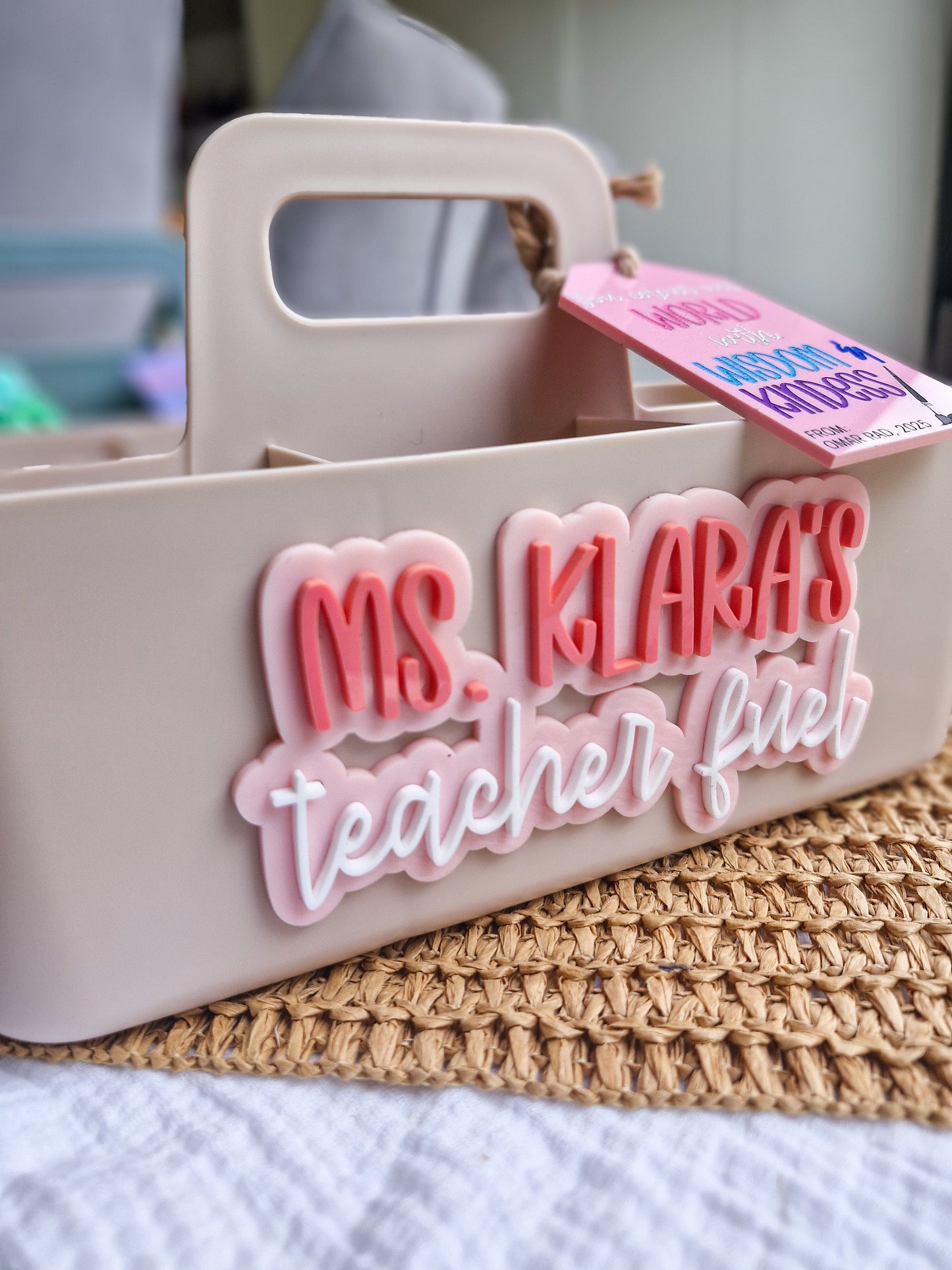 Personalised Teacher Fuel Caddy