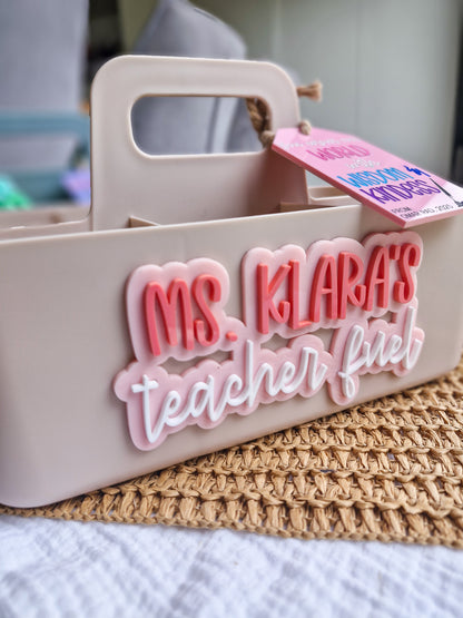 Personalised Teacher Fuel Caddy