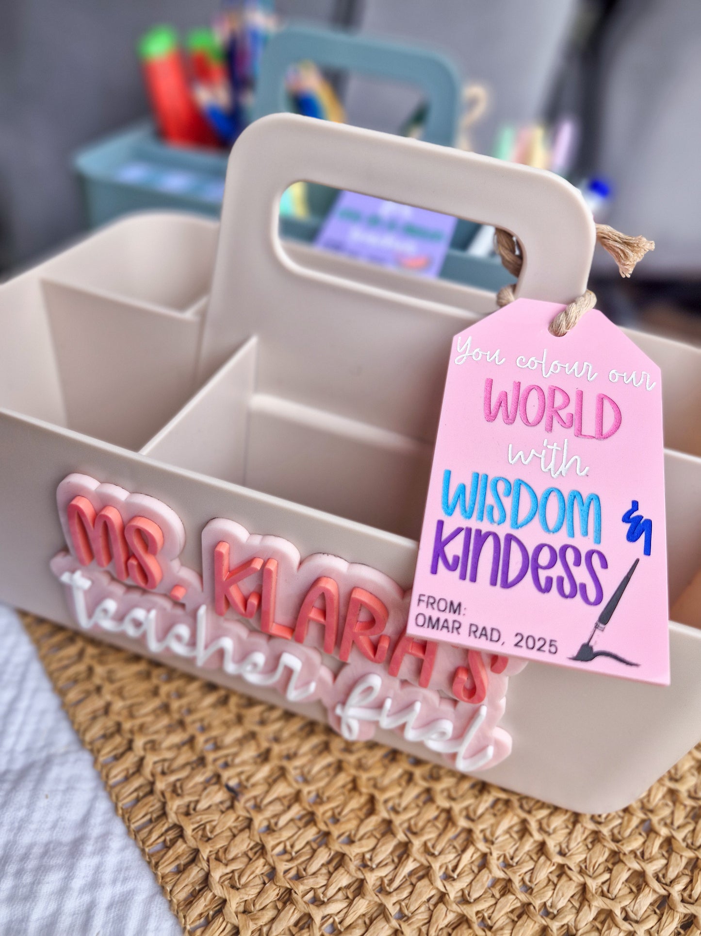 Personalised Teacher Fuel Caddy