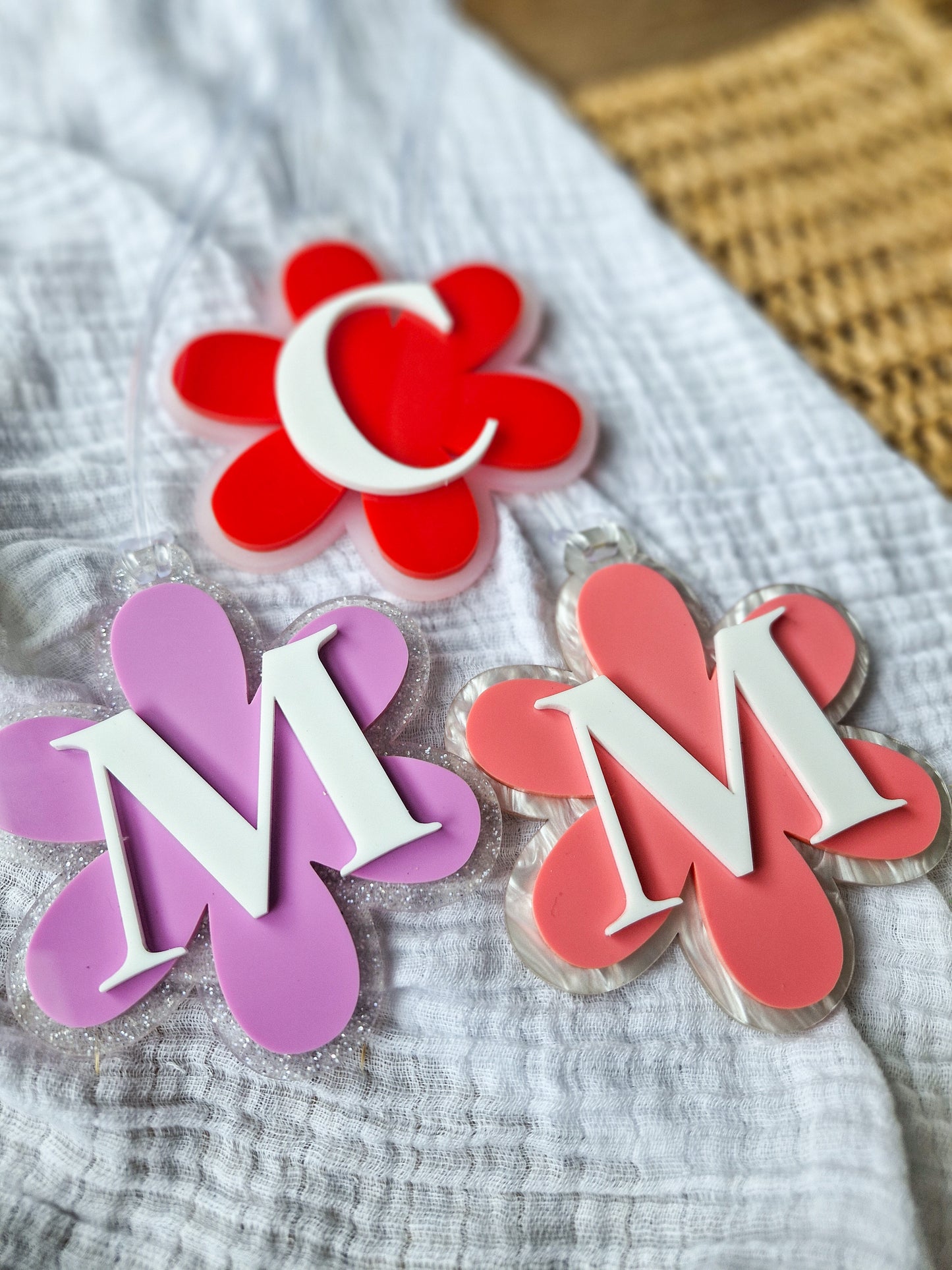 Daisy Initial Bag Tag