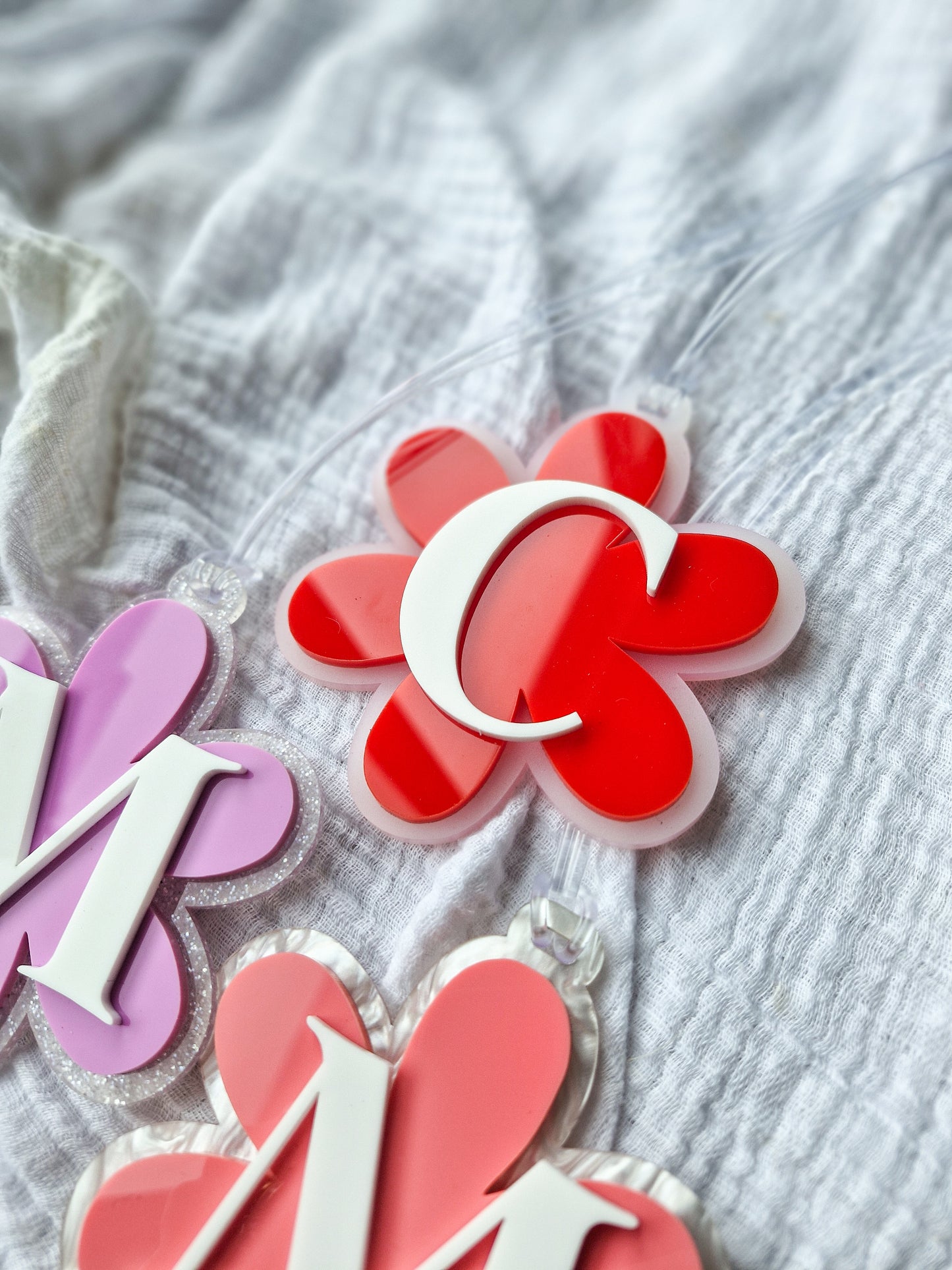 Daisy Initial Bag Tag
