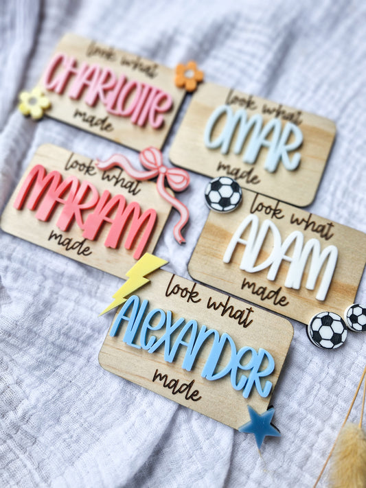 Look What I Made Fridge Magnet