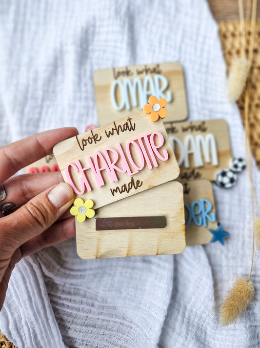 Look What I Made Fridge Magnet