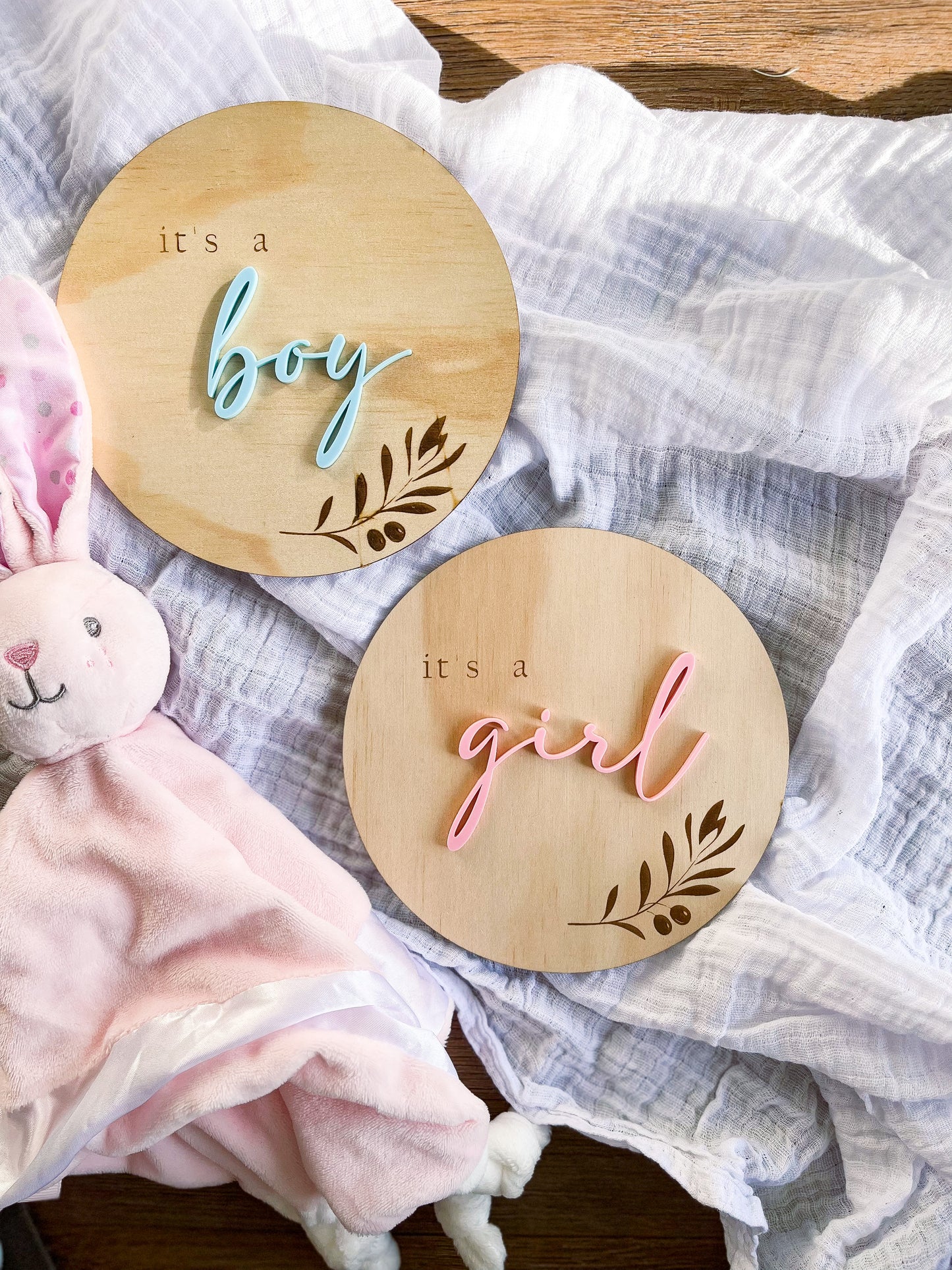 Gender Reveal Plaque