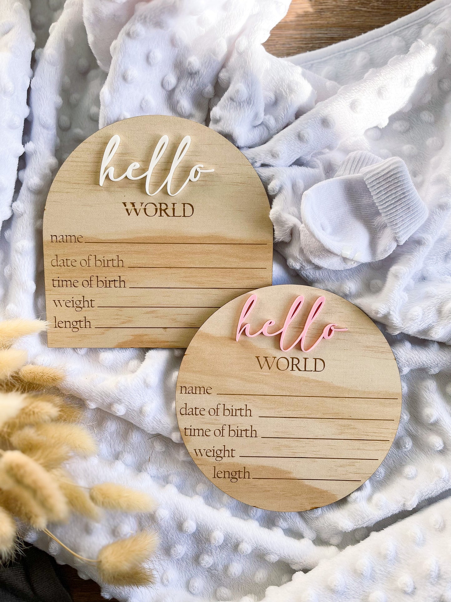 Arrival Plaque - Hello World