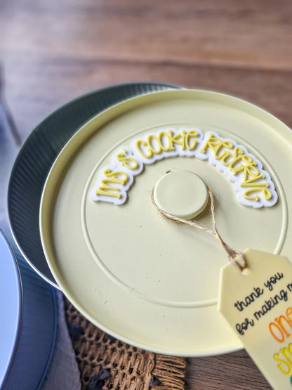 Personalised Teacher Cookie Tin