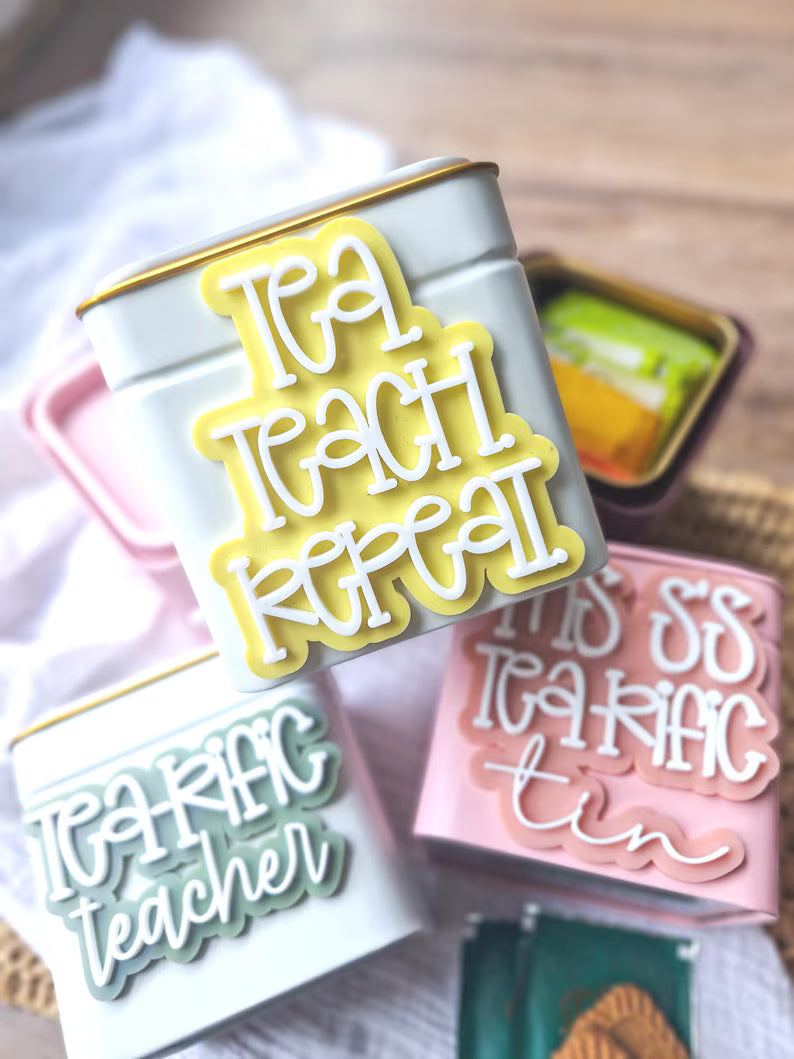 Personalised Teacher Tea Tin