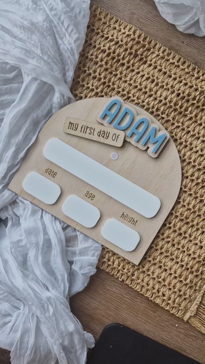 Mini First/Last Day Board