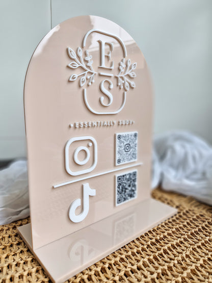 Mini Business Social Stand