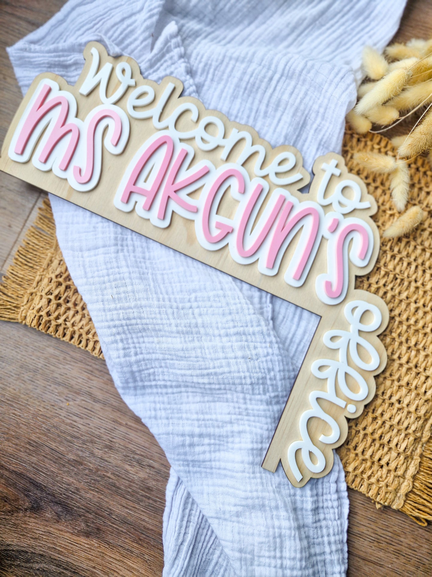 Personalised Teacher Door Edge Sign