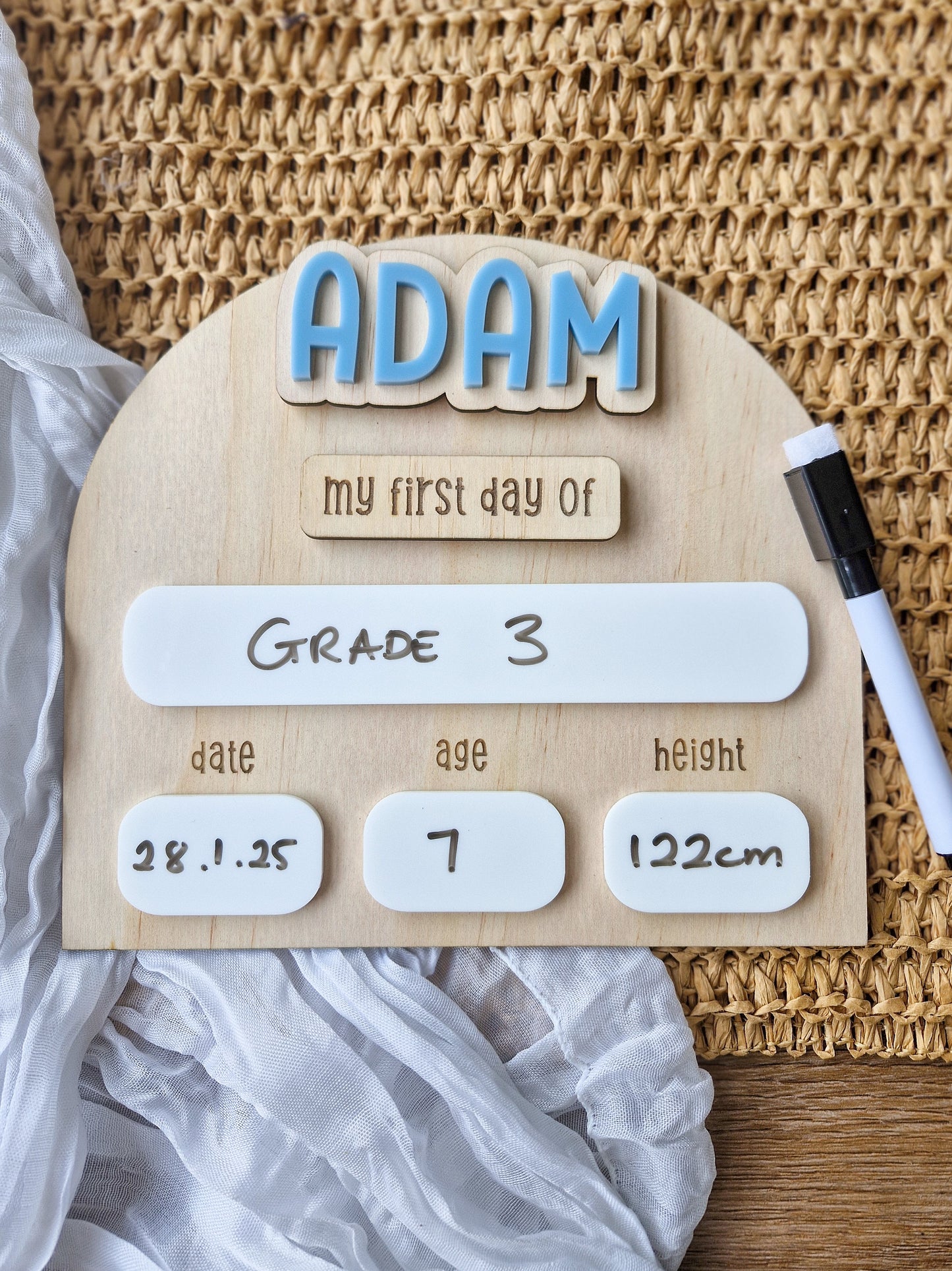 Mini First/Last Day Board