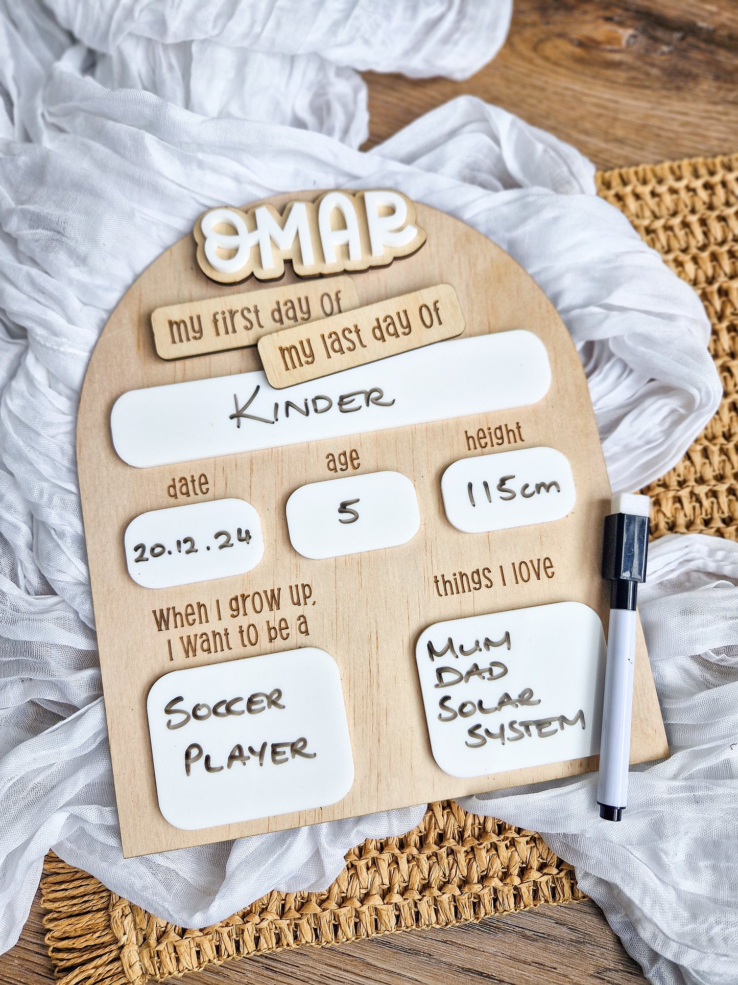 First/Last Day Board Design 1