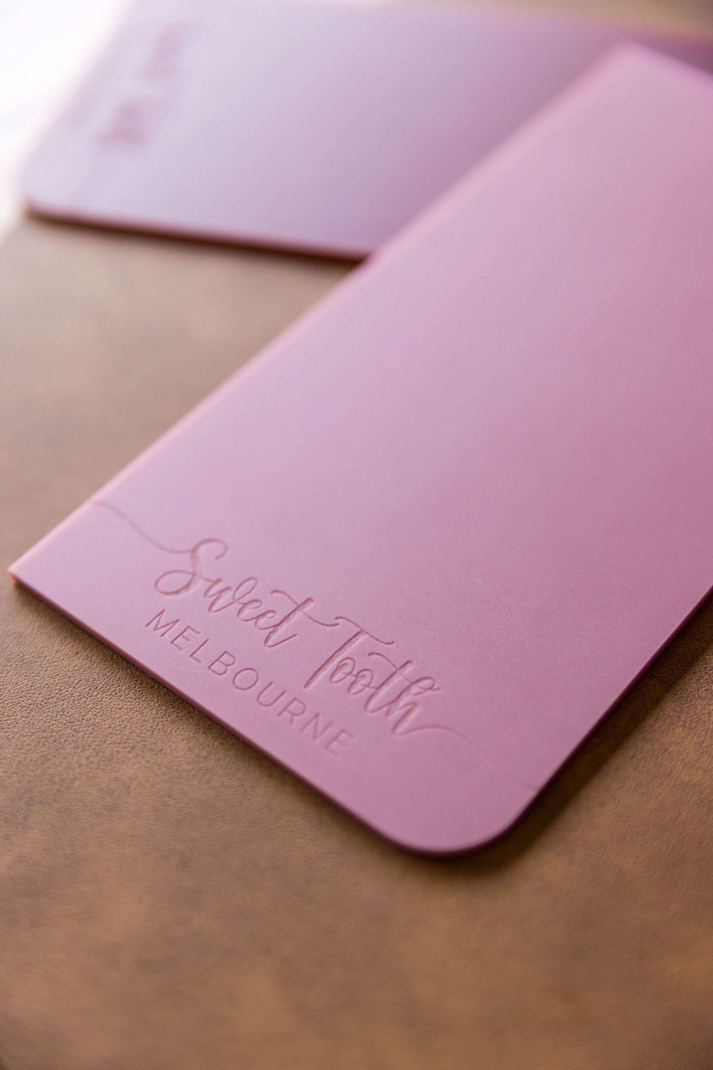 Acrylic Cake Scraper