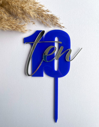 Double Layered Number/Age